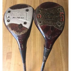 TITLEIST ACUSHNET 1 & 5 DRIVERS Cherry Type Wood